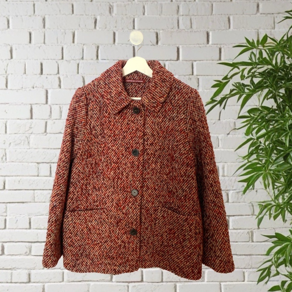 Women's Red Tweed Jacket